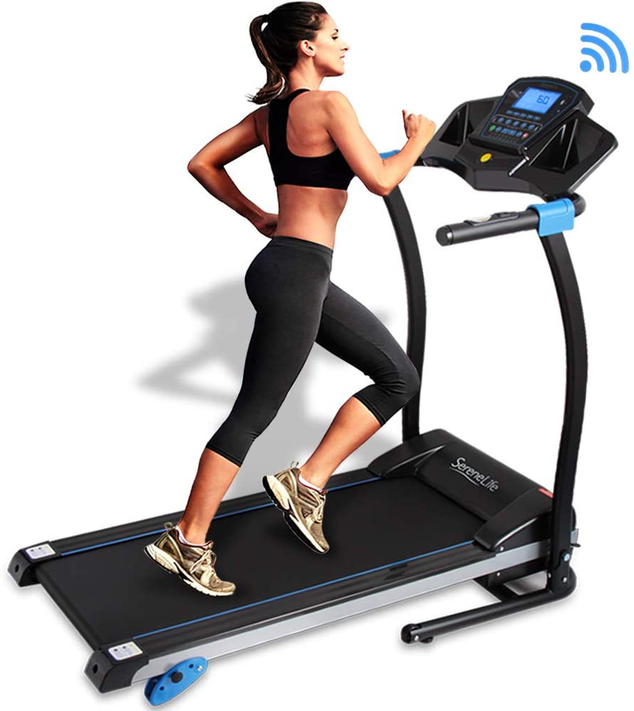 Serene Life Smart Digital Folding Treadmill